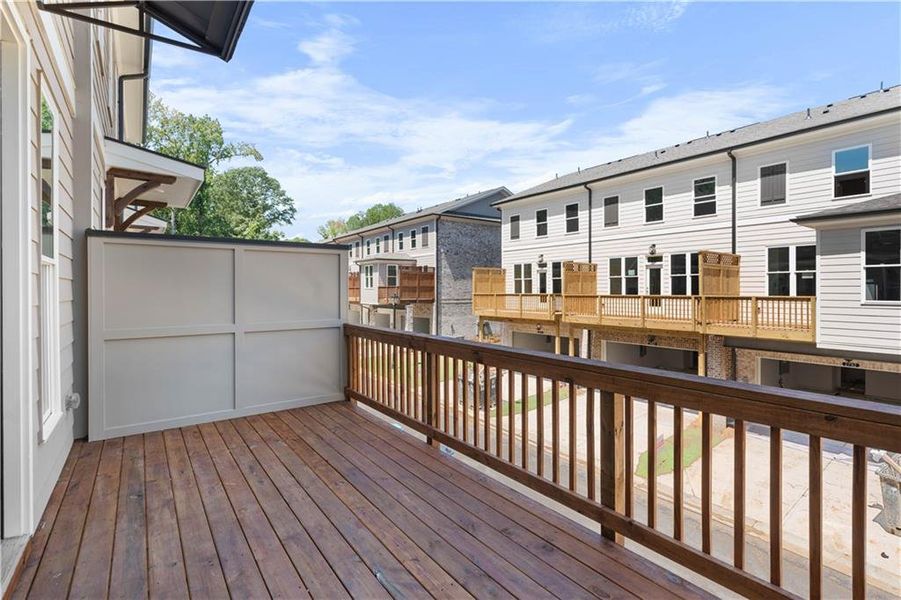 Front exterior of a new home in Evanshire Townhomes, Duluth, GA, highlighting curb appeal (Image 25).