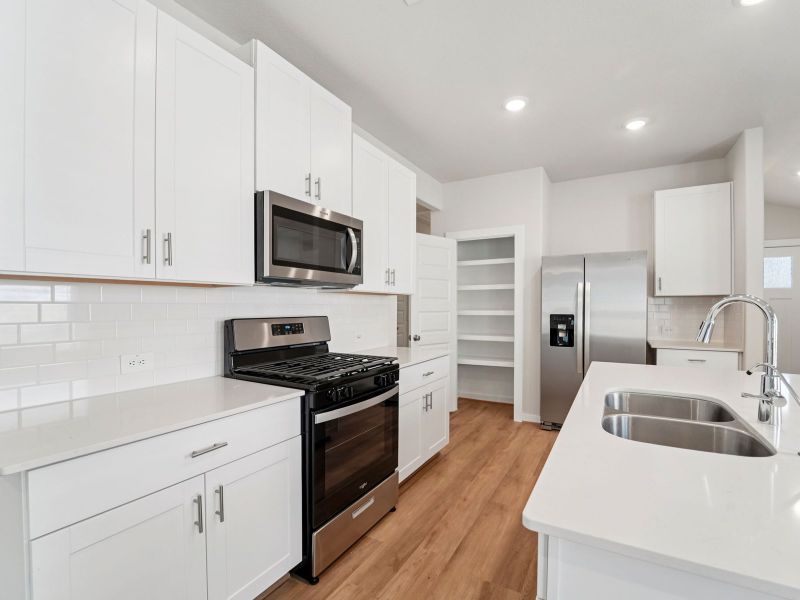 Furnished interior view inside a new home in Montgomery Oaks - Premier, Conroe (Image 8).