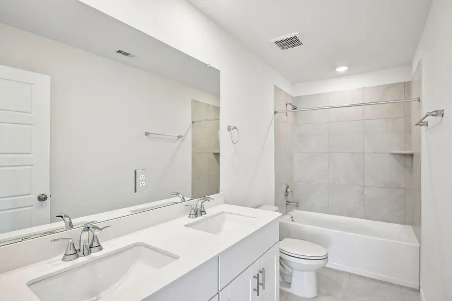 Furnished interior view inside a new home in Landing Meadows - Traditional Series, New Caney (Image 18).
