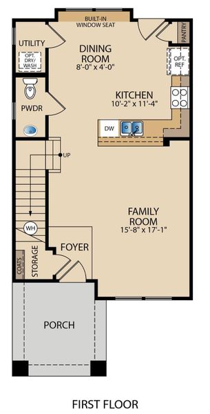 2D floor plan layout of this home in Trace, San Marcos, TX (Image 4). 2D floor plan layout of this home in Trace, San Marcos, TX (Image 4).
