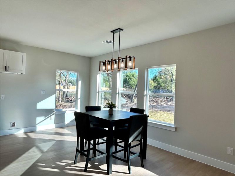 Dining room. Dining room.