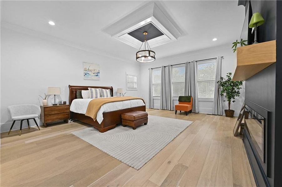 Furnished interior view inside a new home in , Buford (Image 6).