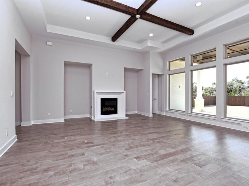 Representative unfurnished interior of a home built from the Emerald II by Giddens Homes in Riverstone, Georgetown (Image 18).