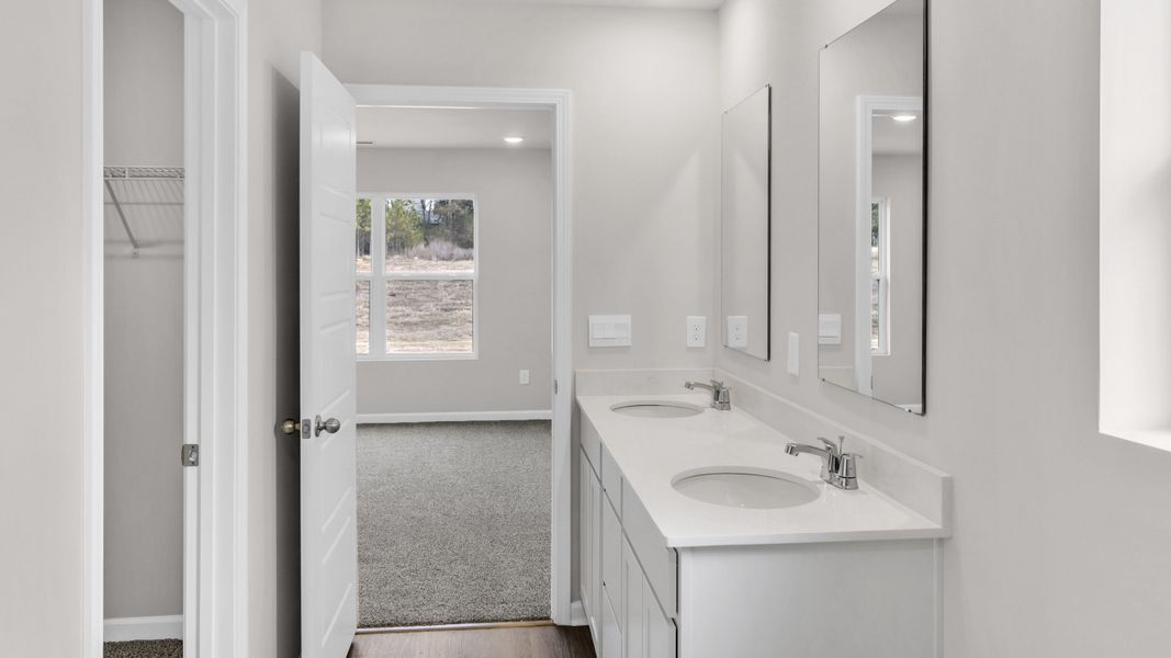 Furnished interior view inside a new home in Bailey Park, Fayetteville (Image 9). Furnished interior view inside a new home in Bailey Park, Fayetteville (Image 9).