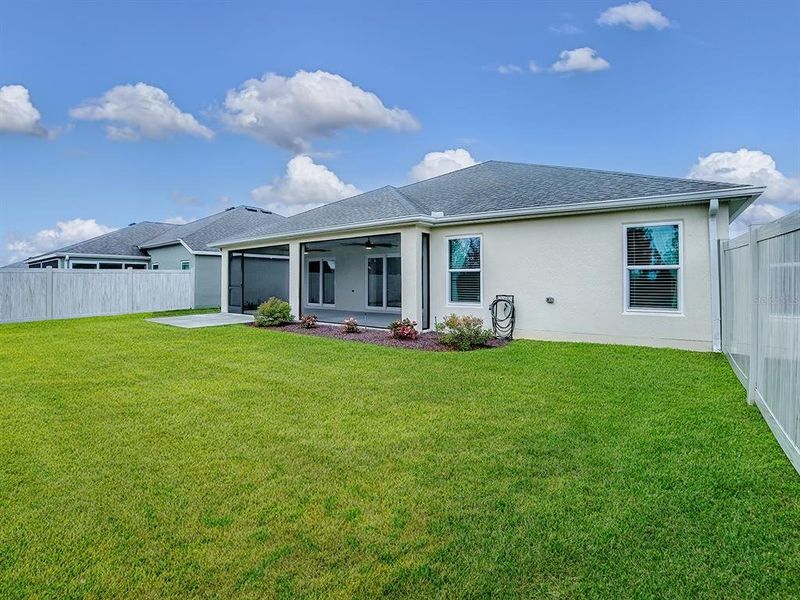 Exterior details and patio area of a home in , The Villages (Image 4). Exterior details and patio area of a home in , The Villages (Image 4).