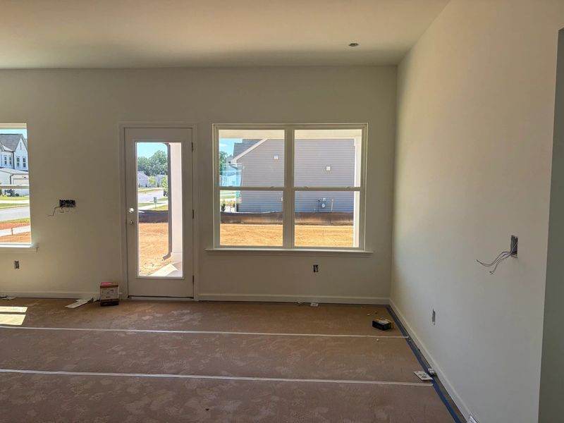 In-progress construction of a new home in Crescent Mills, Wilson's Mills, NC (Image 16).