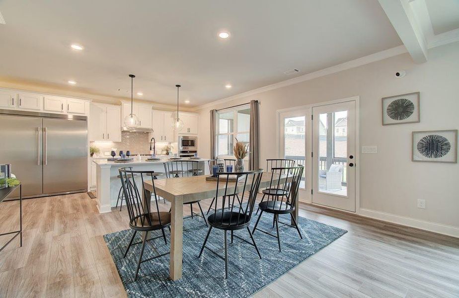 Furnished interior view inside a new home in Pinecrest Ridge, Dacula (Image 15).