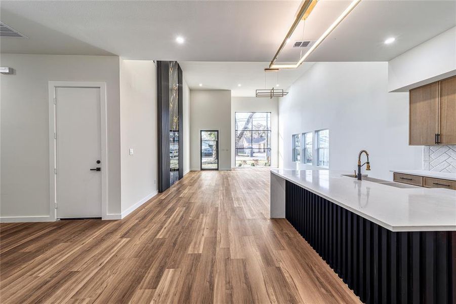 Furnished interior view inside a new home in , Dallas (Image 6).