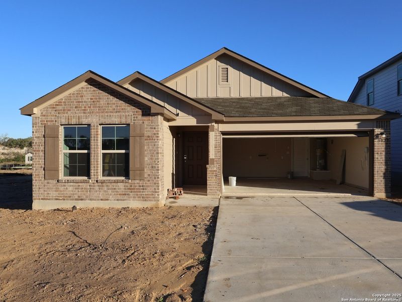 In-progress construction of a new home in Agave, San Antonio, TX (Image 30).