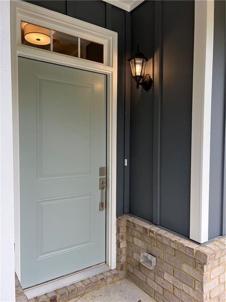 Exterior details and patio area of a home in The Park at Gainesville Township, Gainesville (Image 23). Exterior details and patio area of a home in The Park at Gainesville Township, Gainesville (Image 23).