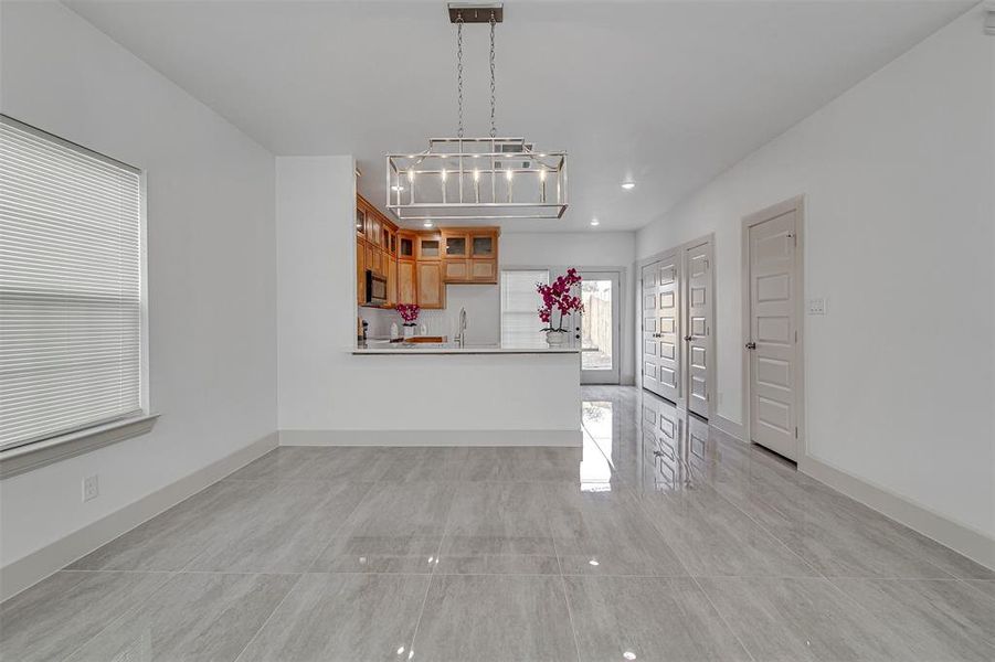 View from the dining room