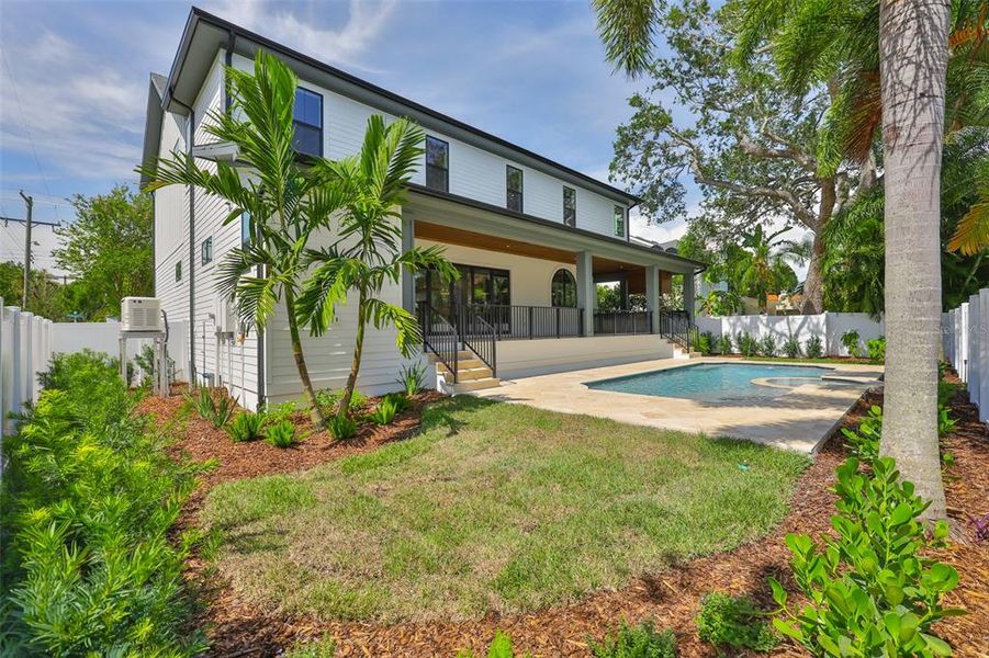 Front exterior of a new home in , Tampa, FL, highlighting curb appeal (Image 25).
