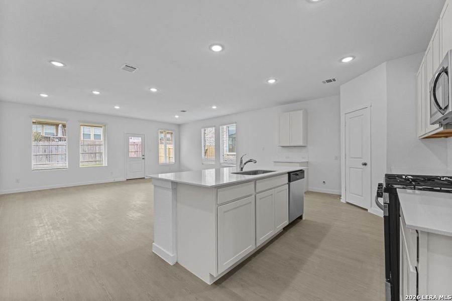 Furnished interior view inside a new home in Sky Ranch, New Braunfels (Image 3).