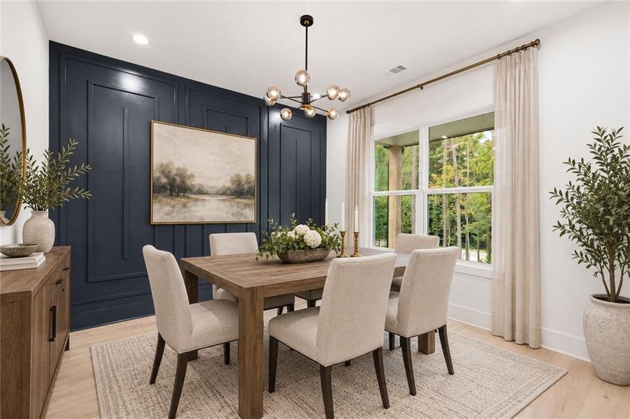 Furnished interior view inside a new home in , Winder (Image 5).