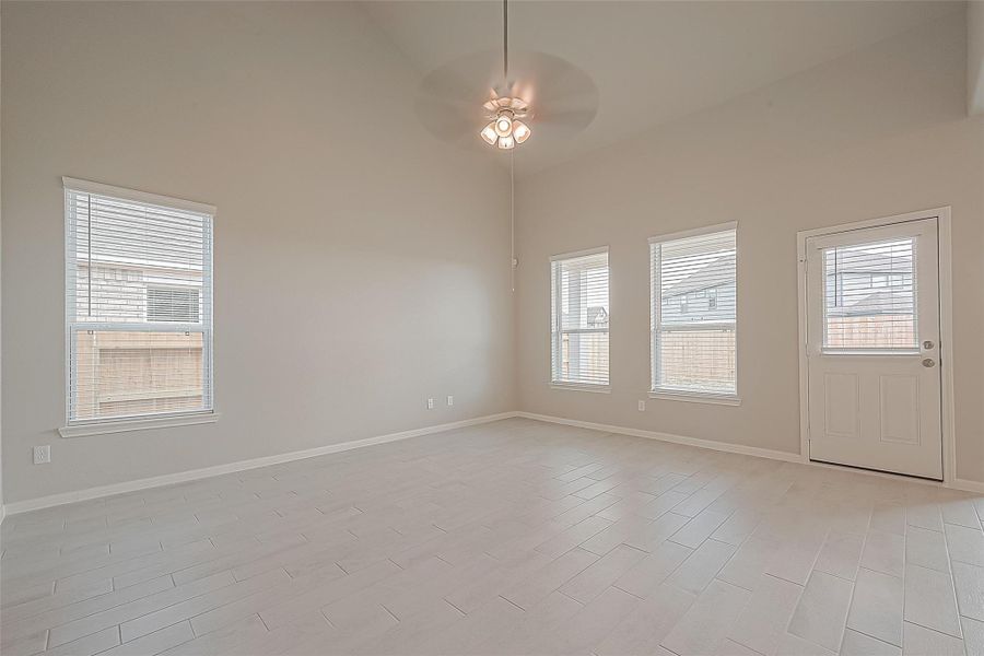 Spacious, unfurnished interior of a new home in Rates starting as low as, Iowa Colony (Image 38).
