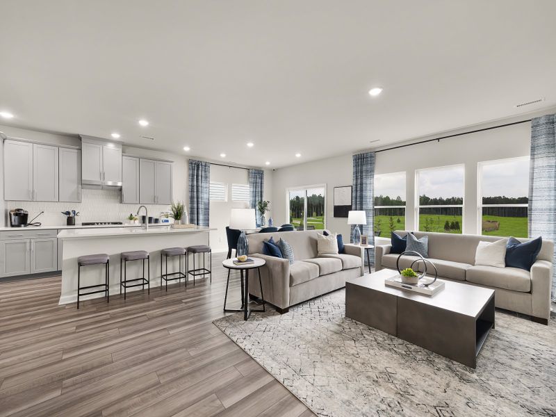 Furnished interior view inside a new home in Oakwood, Mebane (Image 5).