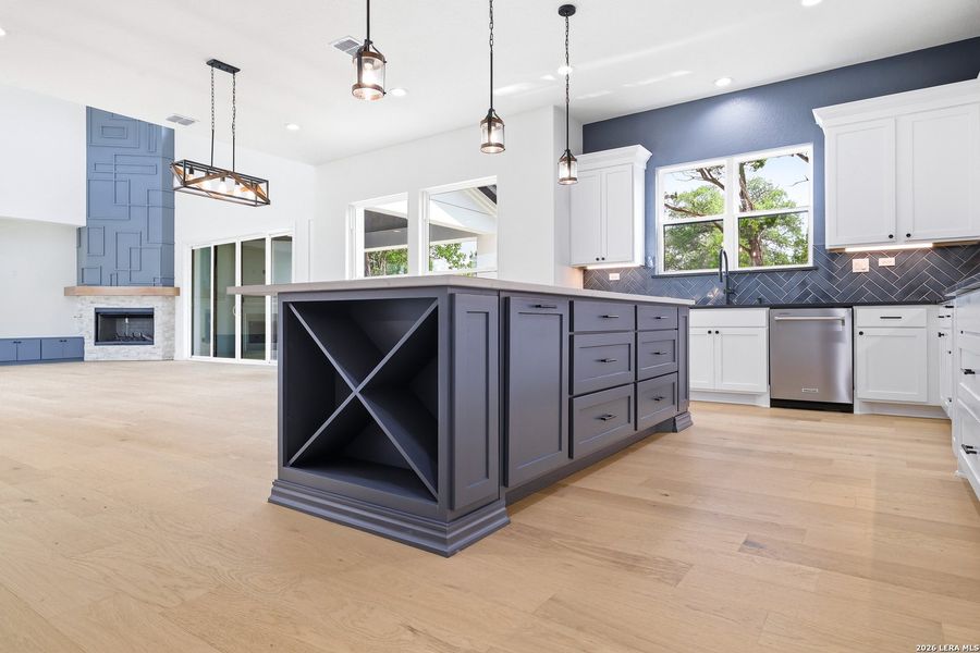 Furnished interior view inside a new home in , New Braunfels (Image 17).