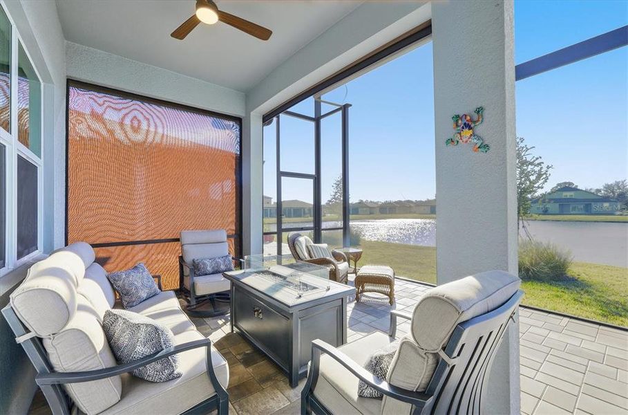 Exterior details and patio area of a home in , Parrish (Image 2). Exterior details and patio area of a home in , Parrish (Image 2).