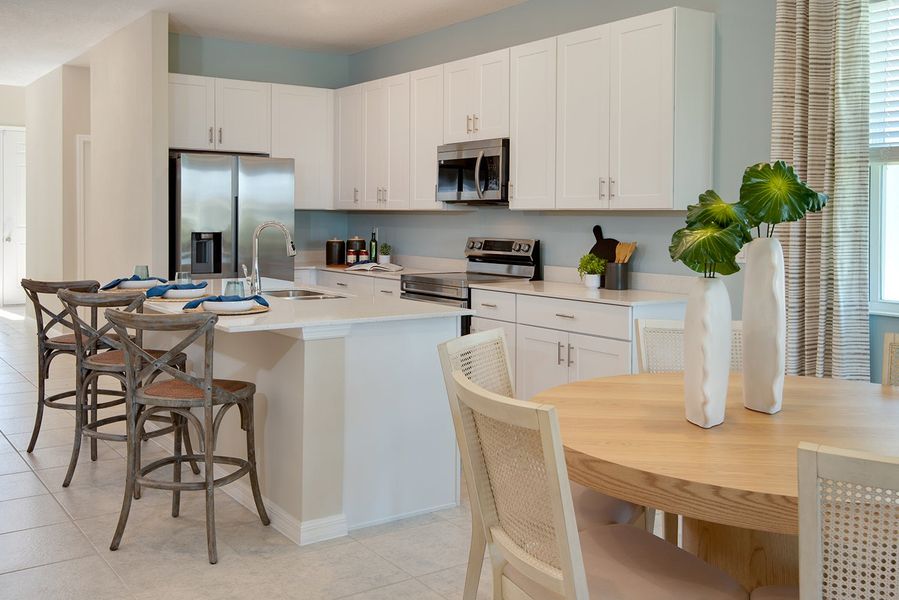 Representative furnished interior of a home built from the Spirit by Park Square Residential in Liberty Station, Orange City (Image 13). Representative furnished interior of a home built from the Spirit by Park Square Residential in Liberty Station, Orange City (Image 13).
