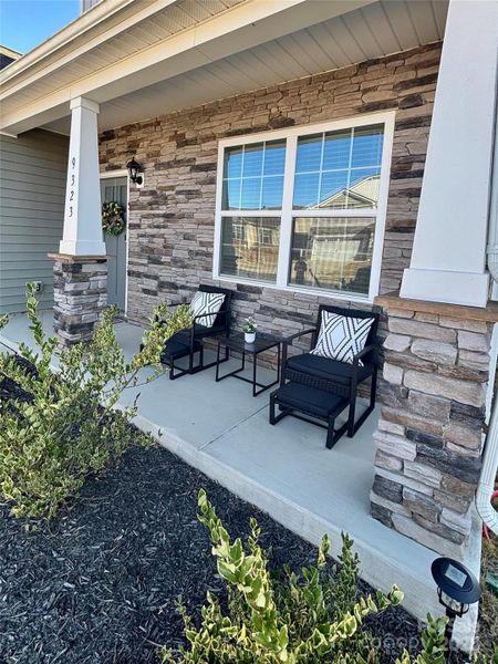 Exterior details and patio area of a home in Nolen Farm, Gastonia (Image 4).