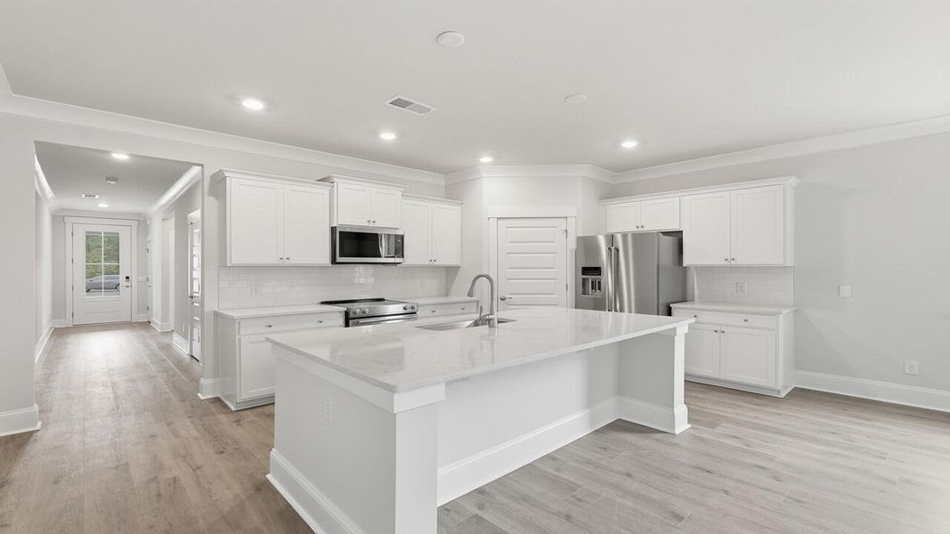 Furnished interior view inside a new home in Sheep Island, Summerville (Image 7).