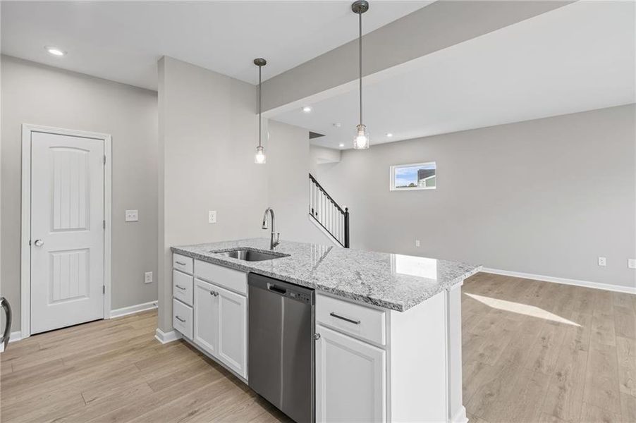 Furnished interior view inside a new home in Villas at Gold Creek, Dawsonville (Image 9).