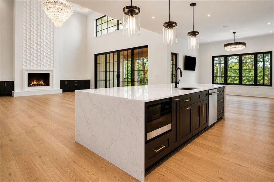 Furnished interior view inside a new home in , Alpharetta (Image 9).