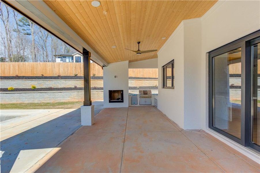 Exterior details and patio area of a home in , Sugar Hill (Image 26). Exterior details and patio area of a home in , Sugar Hill (Image 26).