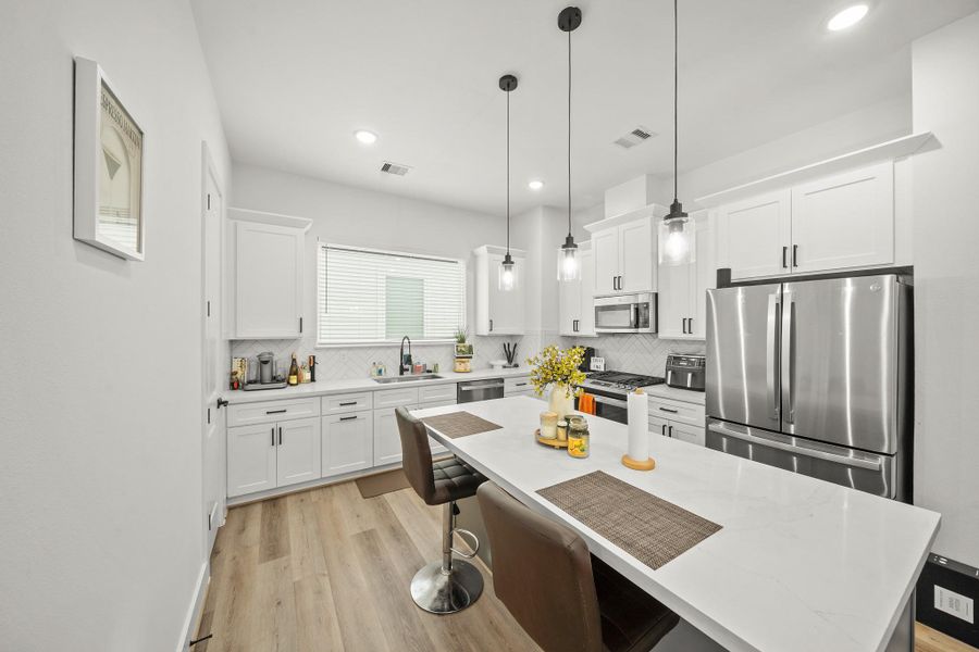 Furnished interior view inside a new home in , Houston (Image 10).