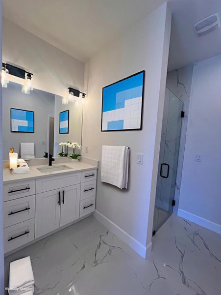 Furnished interior view inside a new home in , Port Charlotte (Image 14).