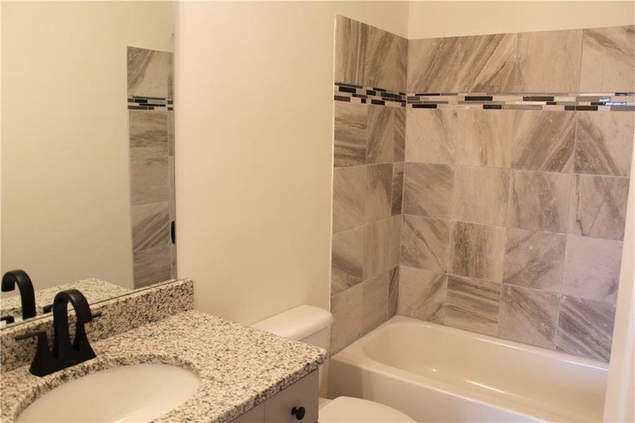 Furnished interior view inside a new home in , Milton (Image 9).