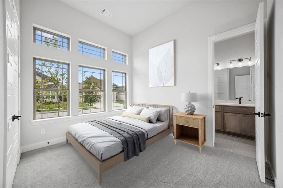 Furnished interior view inside a new home in Monterra - Classics, Fate (Image 10).