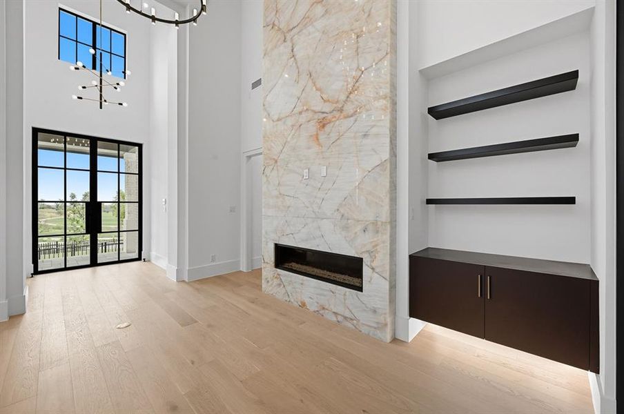 Spacious, unfurnished interior of a new home in Fields, Frisco (Image 26). Spacious, unfurnished interior of a new home in Fields, Frisco (Image 26).