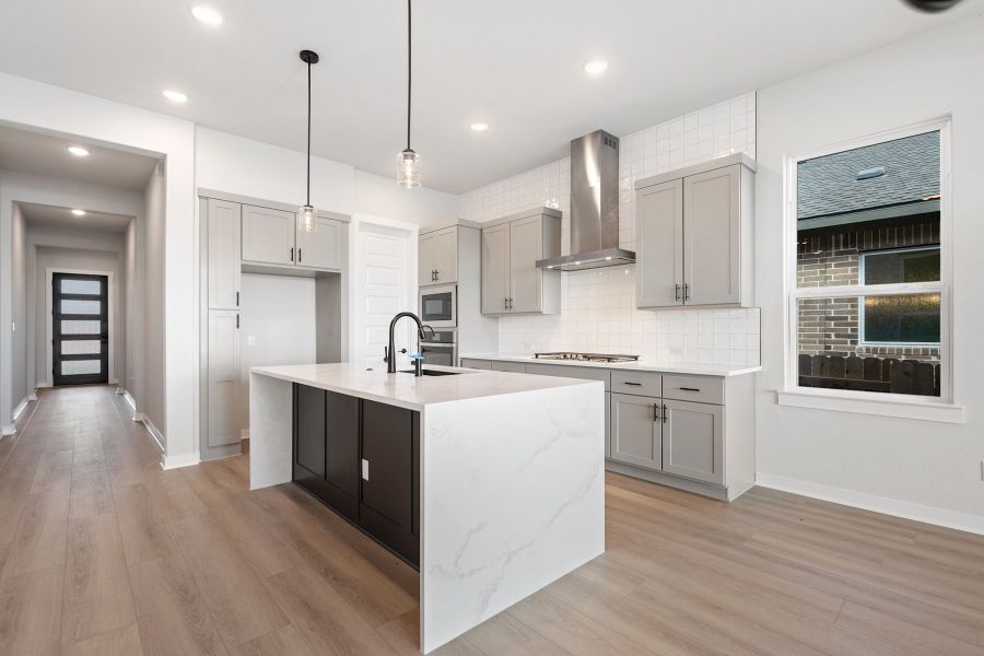 Furnished interior view inside a new home in Lariat, Liberty Hill (Image 10).