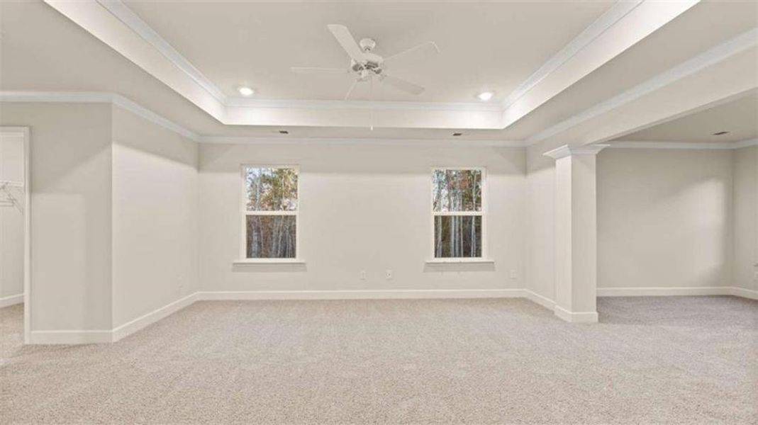 Spacious, unfurnished interior of a new home in Heritage Pointe, Senoia (Image 40). Spacious, unfurnished interior of a new home in Heritage Pointe, Senoia (Image 40).