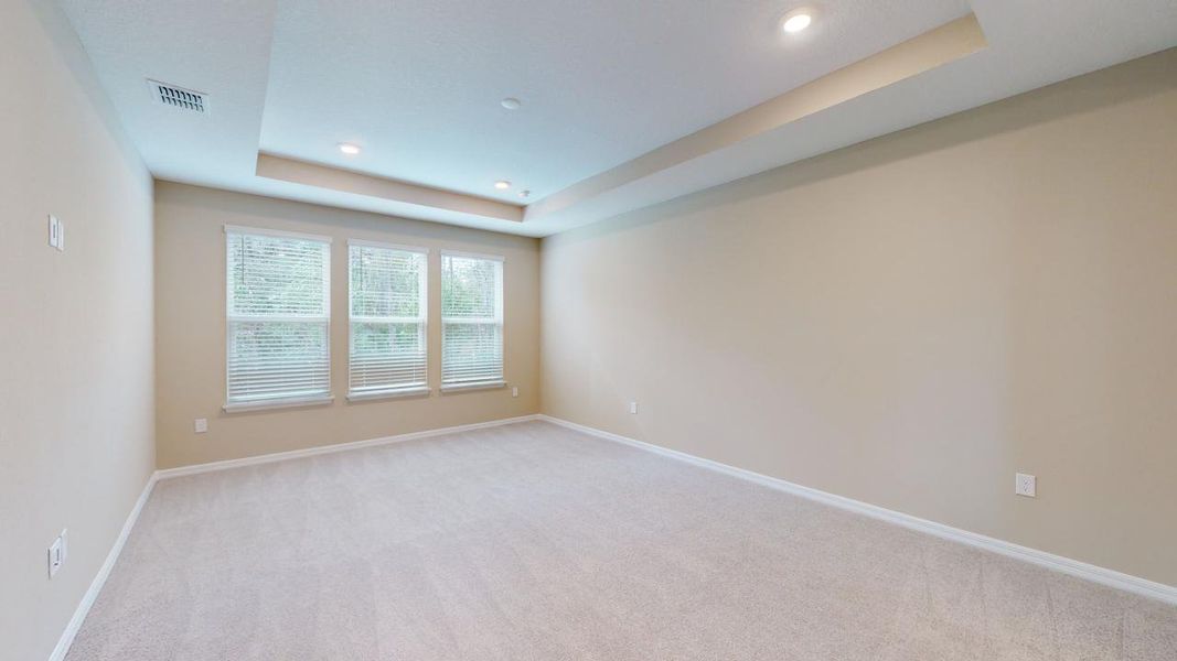 Representative unfurnished interior of a home built from the Barbuda by Taylor Morrison in Headwaters at Lofton Creek, Yulee (Image 34).