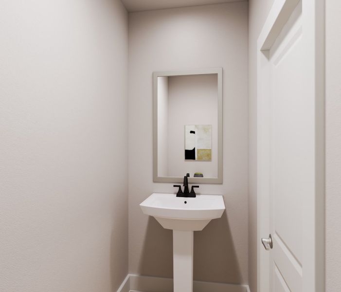 Representative interior finishes for a home built from the Ember by Tri Pointe Homes in The Meadows, Denton (Image 18).