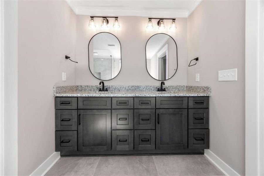 Furnished interior view inside a new home in , Monroe (Image 16).