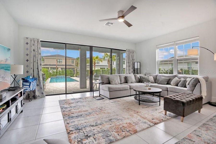 Furnished interior view inside a new home in , Reunion (Image 21).