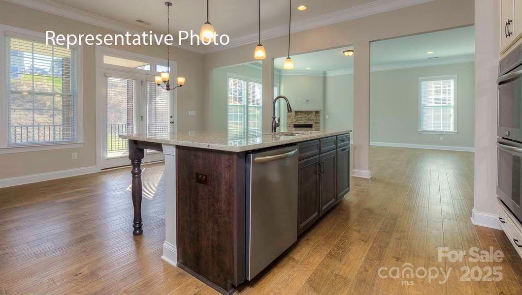 Furnished interior view inside a new home in Sanctuary at Southgate, Indian Trail (Image 10).