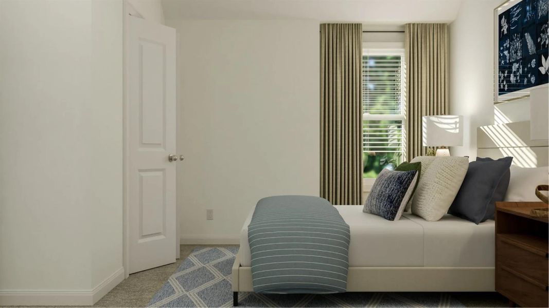 Furnished interior view inside a new home in Lively Ranch: Brookstone Collection, Georgetown (Image 6).