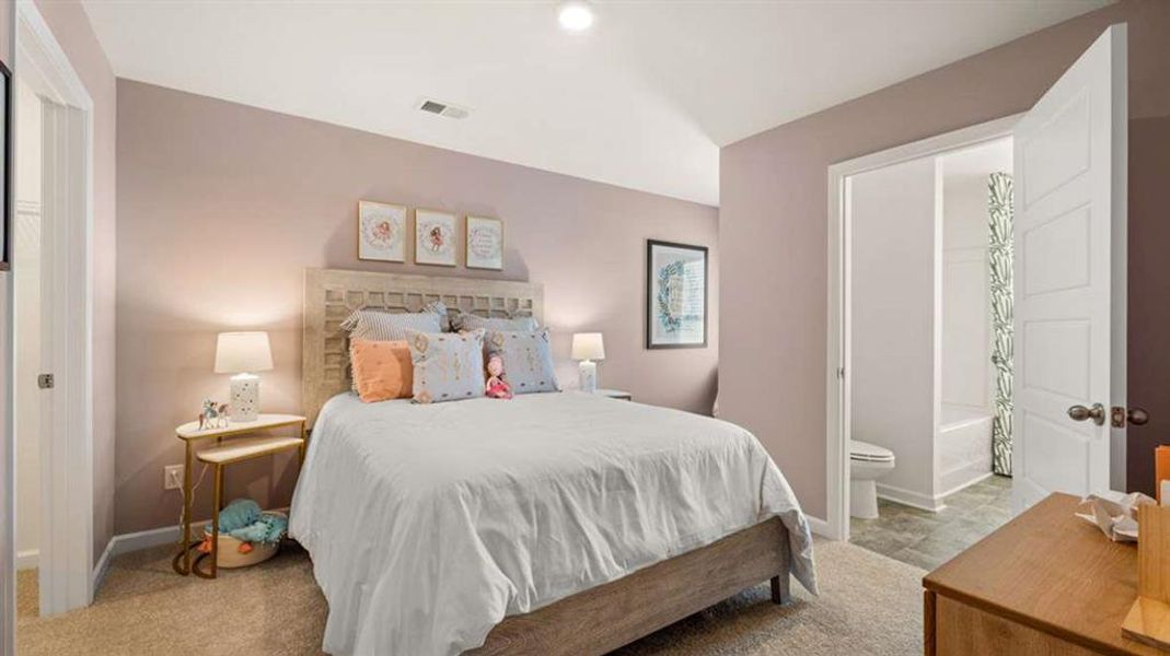Furnished interior view inside a new home in Harvest Park, Decatur (Image 15).