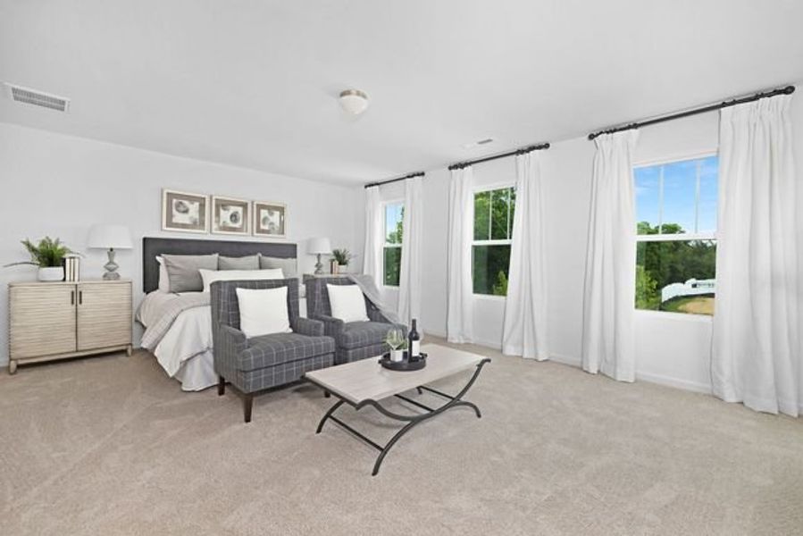 Representative furnished interior of a home built from the Whitney by True Homes in Harpers Landing, Walkertown (Image 14).