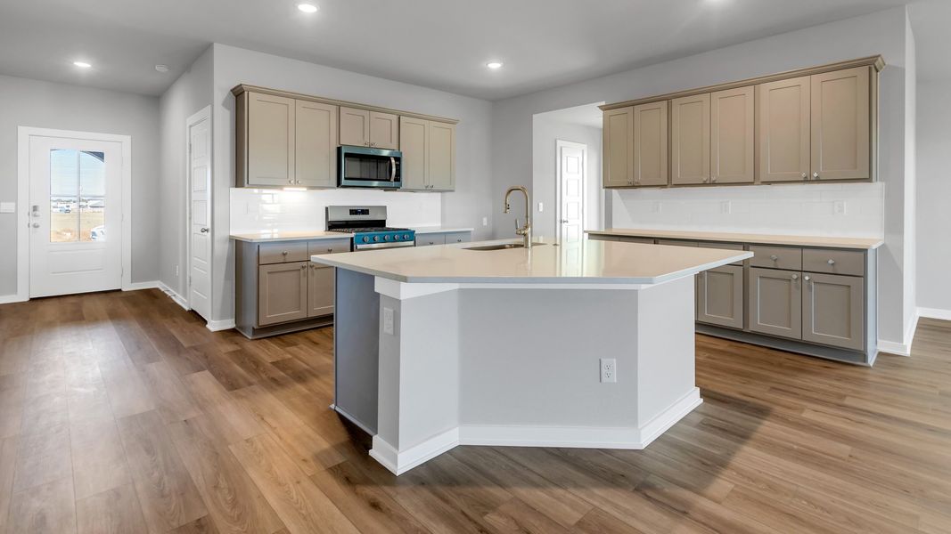 Furnished interior view inside a new home in Overlook West, Wolfforth (Image 8). Furnished interior view inside a new home in Overlook West, Wolfforth (Image 8).