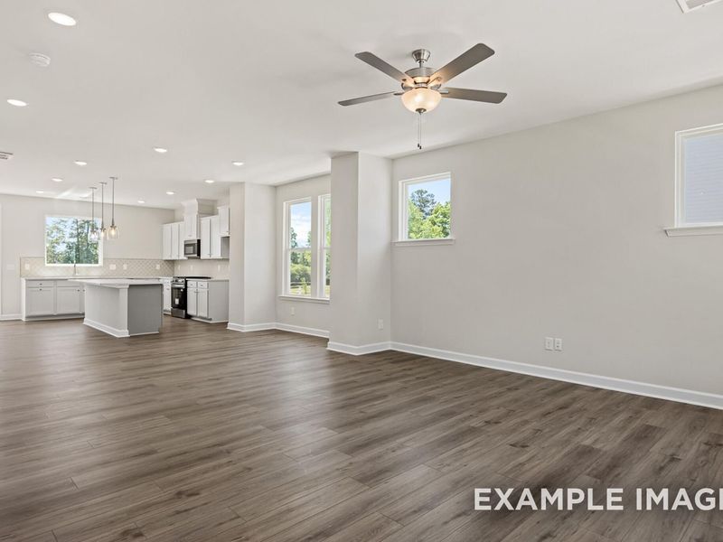 Spacious, unfurnished interior of a new home in Camden Park, Knightdale (Image 16). Spacious, unfurnished interior of a new home in Camden Park, Knightdale (Image 16).
