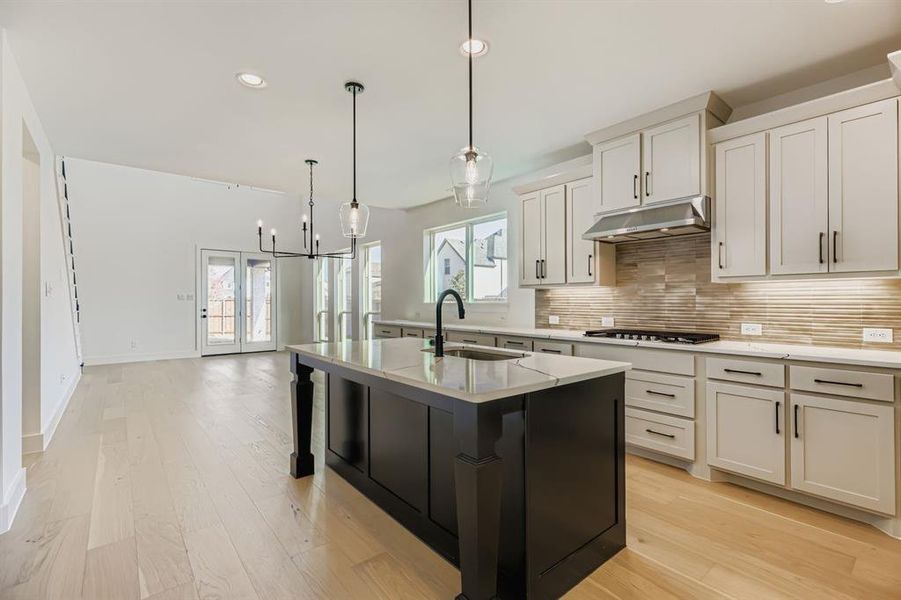 Furnished interior view inside a new home in Mosaic 40s, Prosper (Image 5).
