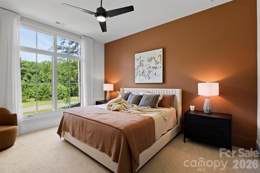 Furnished interior view inside a new home in , Charlotte (Image 25). Furnished interior view inside a new home in , Charlotte (Image 25).