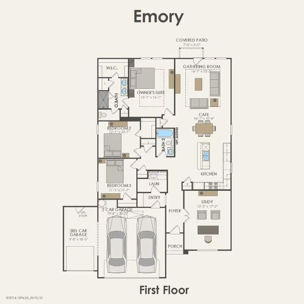 2D floor plan layout of this home in River Ranch, Dayton, TX (Image 3). 2D floor plan layout of this home in River Ranch, Dayton, TX (Image 3).