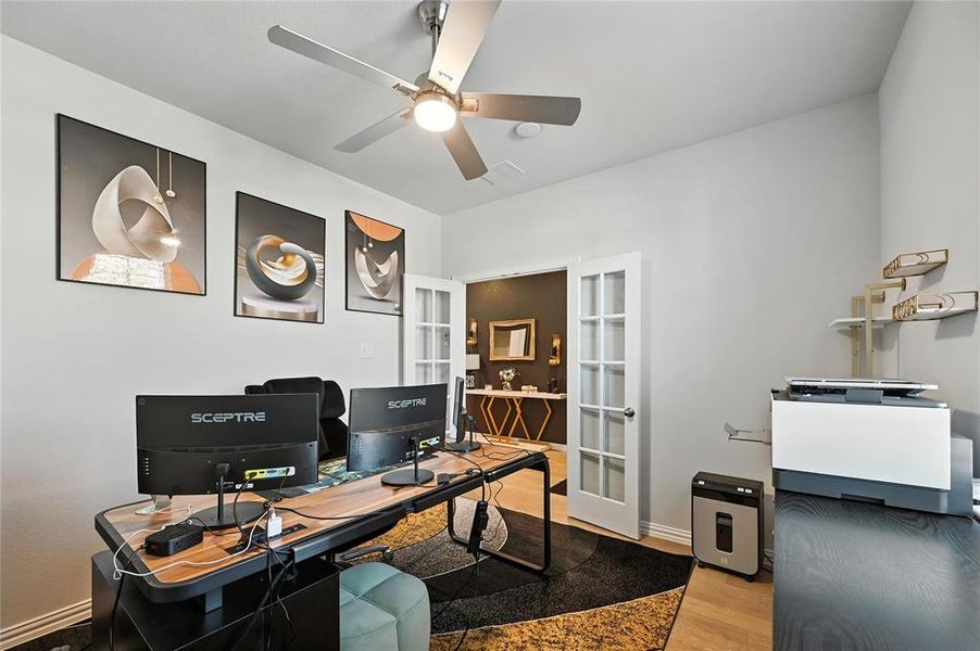 Can be used and a home gym, playroom or  5th bedroom