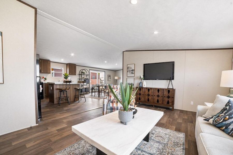 Furnished interior view inside a new home in , Sunset (Image 15).